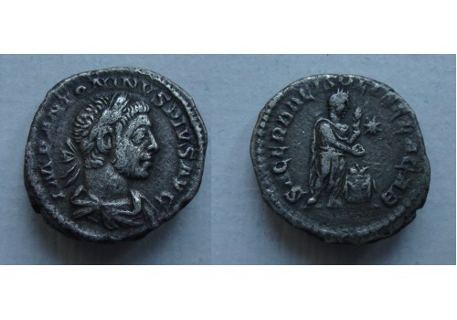Elagabalus- denarius  SACERD DEI SOLIS ELAGAB - (MA2204)