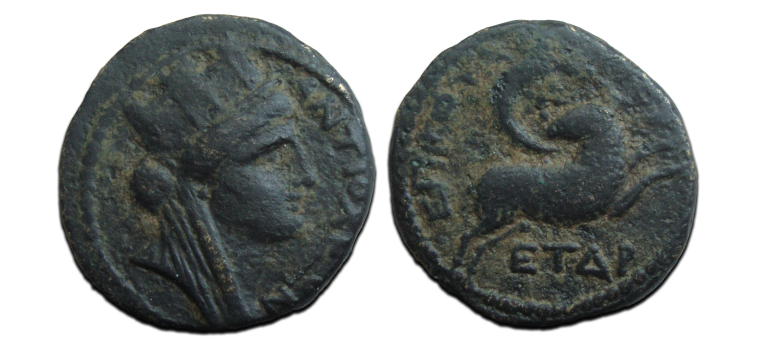 Griekse munten - ram en ster van Bethlehem (F25103)