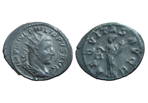 Philippus I - AEQVITAS AVGG (F2591) Philippus I - AEQVITAS AVGG (F2591)