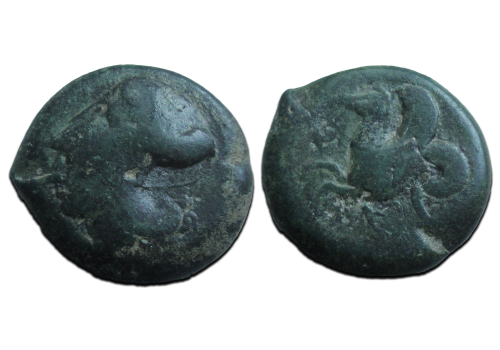 Griekse munten - Sicilië Syracuse zeepaardje (F2598)