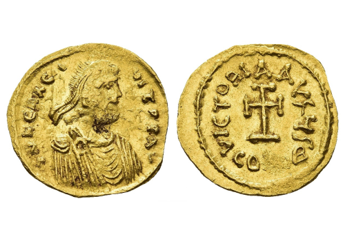 Heraclius -  Gold tremissis (F26109)