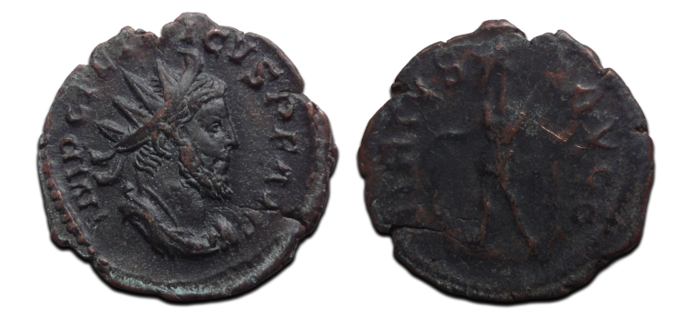 Tetricus I - VIRTVS AVGG schaars en interessant! (F26118) Tetricus I - VIRTVS AVGG schaars en interessant! (F26118)