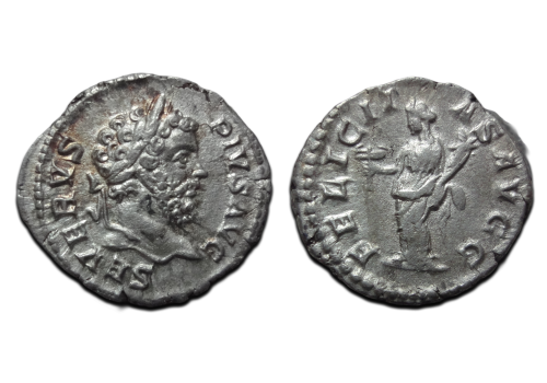 Septimius Severus - Felicitas denarius (F2633)
