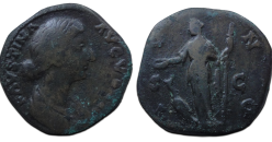 Faustina jr - IVNO sestertius  (F2660)