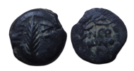 JUDAEA - Prutah met palmblad Nero (F2668)