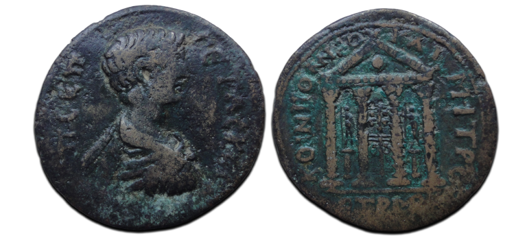 Geta -  Tempel van Ma zeer zeldzaam en interessant! (F2677)