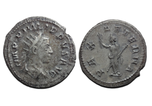 Philippus II - PAX AETERNA, Philppus als keizer (F2680)
