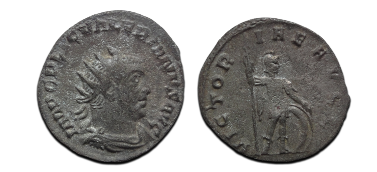Valerianus I - VICTORIAE AVGG schaars  (F2684)