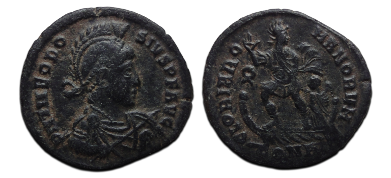 Theodosius I - Keizer op schip (F2687) Theodosius I - Keizer op schip (F2687)