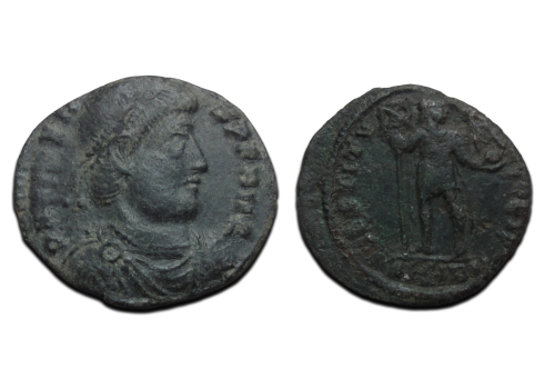 Valentinianus I - RESTITVTOR REIP schaarse munt (02357)