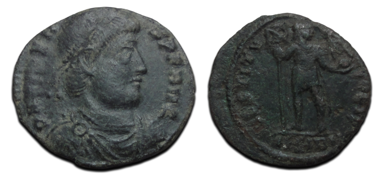 Valentinianus I - RESTITVTOR REIP schaarse munt (02357)