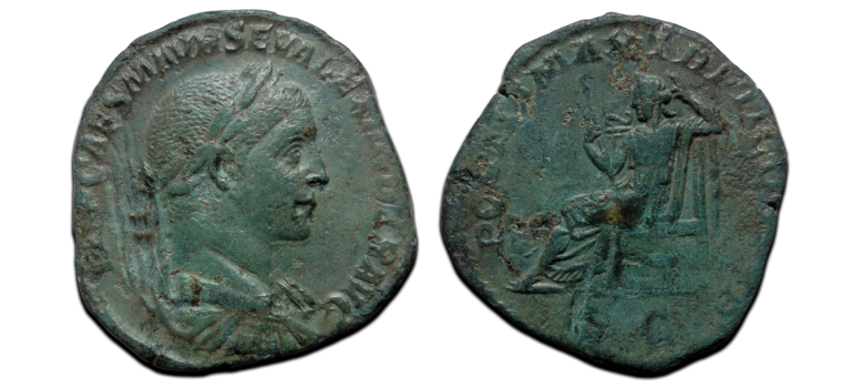 Severus Alexander - Securitas Sestertius! (F2691)