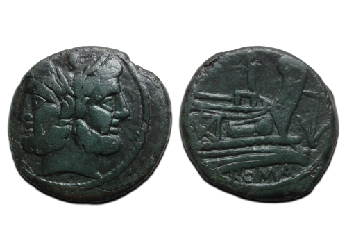Romeinse republiek - Januskop As anker serie!  (F2695)