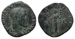 Maximinus I - FIDES MILITVM sestertius Mooi! (F2699)