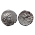 Greek coins -Tetradrachm Paeonia horseman  335 BC (JA26105)