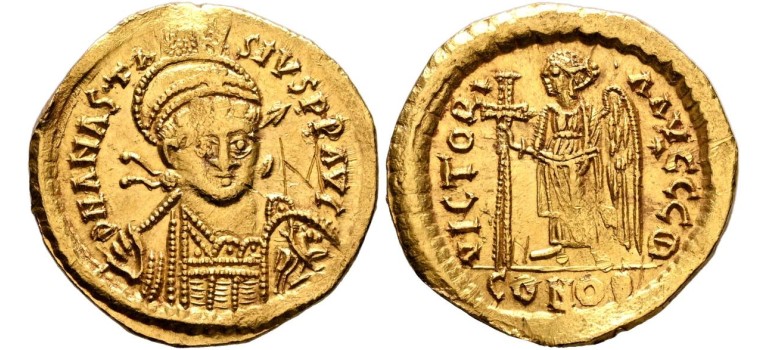 Anastasius- Solidus GOUD! (JA26110)