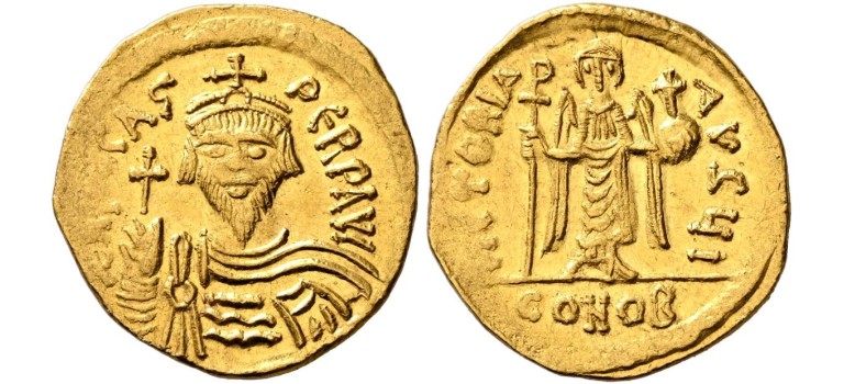 Phocas  -  Gouden solidus (JA26111)