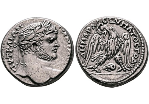 Caracalla - Tetradrachme adelaar Damascus! (JA26113)