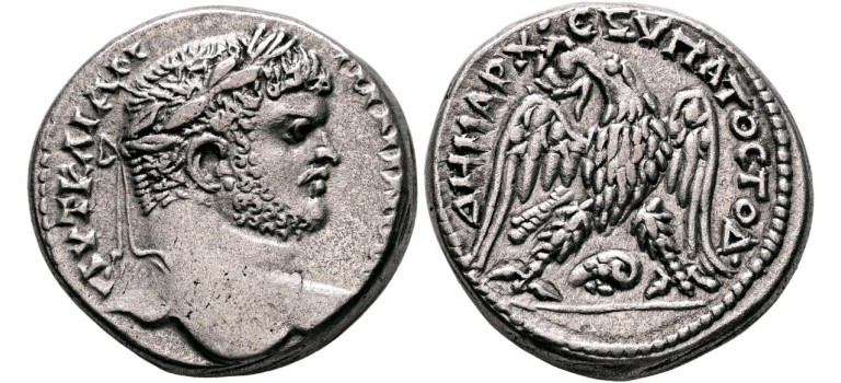 Caracalla -  Tetradrachm eagle Damascus (JA26113)