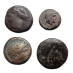 4 Greek coins (JA26114)