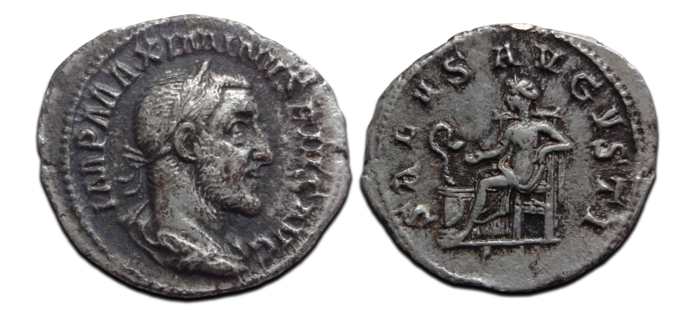 Maximinus I - SALVS AVGVSTI denarius (JA26116)