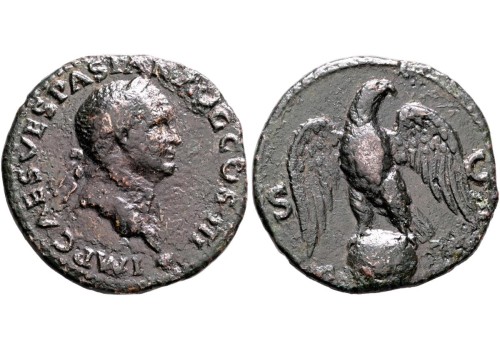Vespasianus  - AS Adelaar ZEER ZELDZAAM!  (JA26135)