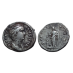 Faustina I - PIETAS fourree denarius (JA2627)