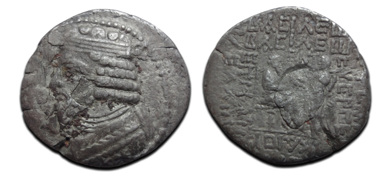 Parthians - AR Tetradrachme Phraates IV (JA2631)