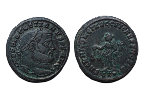 Diocletianus - SACRA MONET Ticinium (JA2634)