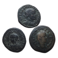 3  romeinse munten Constantijn de Grote, Licinius II en Severus Alexander (JA2648)