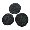 3  romeinse munten Constantijn de Grote, Licinius II en Severus Alexander (JA2648)