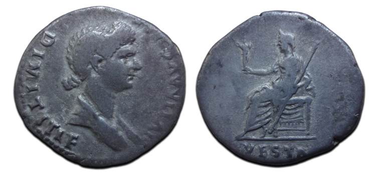 Julia Titi - Cistophorus, rare Empress (MA2657)