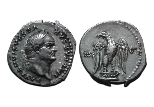 Vespasianus - denarius adelaar (JA2675)