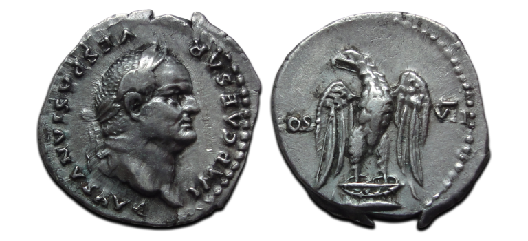 Vespasianus - denarius adelaar (JA2675)