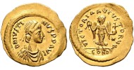 Justinus I  -  gouden tremissis FDC!  (JA2681)