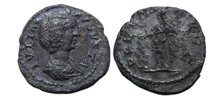 Julia Domna - PIETAS AVGG denarius!  (JA2683)