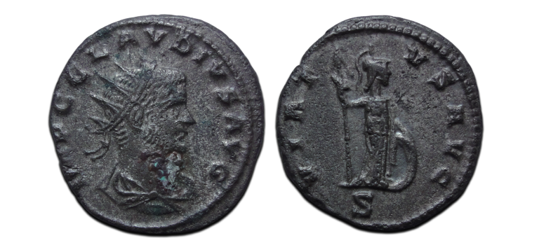 Claudius II - VIRTVS AVG Minerva (JA2684)