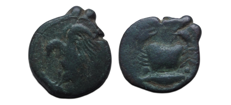 Griekse munten - Sicilië Akragas adelaar en krab (JA2691)