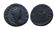 Valerian II  - consecratio altar scarce (JA2692)