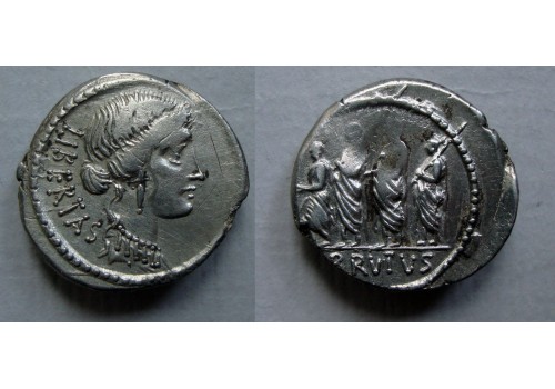 BRUTUS - Denarius moordenaar van Caesar (JUL2229)