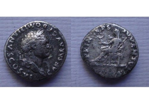 Domitianus - denarius Princeps Ivvenvtis VESTA (JUL2230)