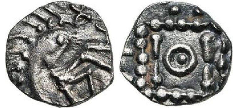 Zilveren Sceatta, de oudste Nederlandse munt! (JUL2261)