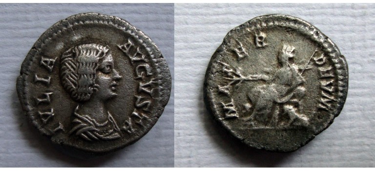 Julia Domna - denarius MATER DEUM (JUL2272)