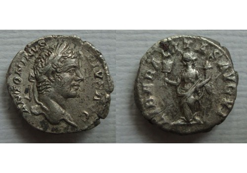 Caracalla -  Denarius LIBERALITAS VI scarce (JUL2276)