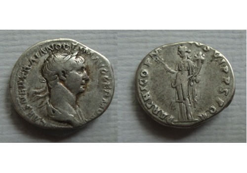 Trajanus - FELICITAS denarius (JUL2278)