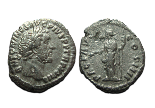 Antoninus Pius- denarius PAX (JUL2416) Antoninus Pius- denarius PAX (JUL2416)