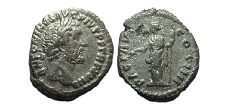 Antoninus Pius- denarius PAX (JUL2416)