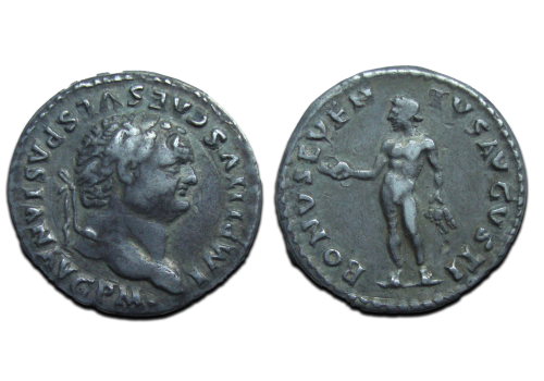 Titus - denarius BONUS EVENTUS rare (JUL2519) Titus - denarius BONUS EVENTUS rare (JUL2519)