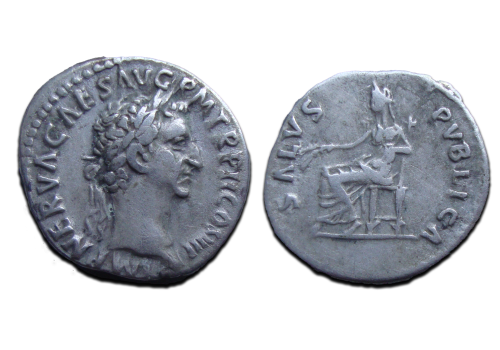 Nerva - denarius SALUS! (JUL2520)