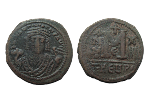 Maurice Tiberius - Follis Antioch (JUL2548)